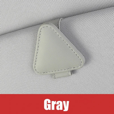 Universal Sun Visor Clip Θήκη γυαλιών ηλίου Θήκη γυαλιών αυτοκινήτου Θήκη γυαλιών αυτοκινήτου Microsoft Δερμάτινα γυαλιά Κρεμάστρα εισιτηρίων Κλιπ γυαλιών βάσης