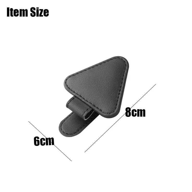 Universal Sun Visor Clip Θήκη γυαλιών ηλίου Θήκη γυαλιών αυτοκινήτου Θήκη γυαλιών αυτοκινήτου Microsoft Δερμάτινα γυαλιά Κρεμάστρα εισιτηρίων Κλιπ γυαλιών βάσης