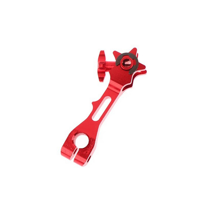 1 gab. Universāla CNC alumīnija sviras svira aizmugurējā bremžu svira, regulējama spriegojuma svira motocikla piederumiem