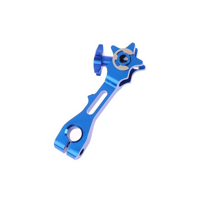 1 gab. Universāla CNC alumīnija sviras svira aizmugurējā bremžu svira, regulējama spriegojuma svira motocikla piederumiem