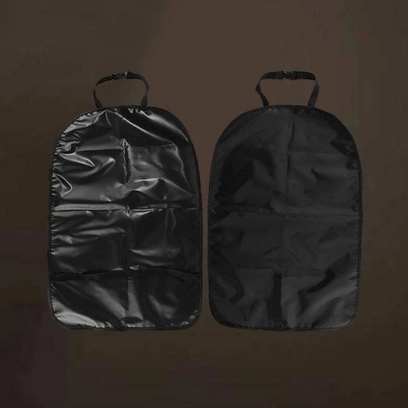 Augstas kvalitātes automobiļu kopšanas sēdekļu atzveltnes aizsargapvalks, bērnu pārsegs, tīrāms dubļiem (melns)