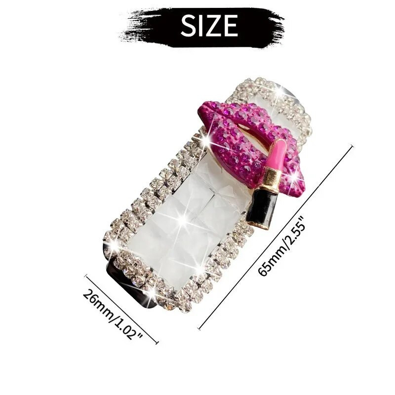 1 ΤΕΜ. Διακοσμητικό κλιπ Rhinestone Diamond Γυαλιά ηλίου Στήριγμα Bill Clip Φορητά γυαλιά ηλίου Γυαλιά οράσεως Εσωτερικά είδη αυτοκινήτου