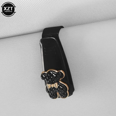 Prijenosne futrole za naočale za automobil Stezaljka za kartice Camellia Držač za sunčane naočale za vizir od sunca za automobil ABS držač za sunčane naočale za naočale