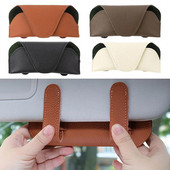 4 krāsu auto briļļu futrālis Auto saulessargu briļļu turētājs saulesbrilles klips Biļešu turētājs Daudzfunkcionāls auto glabāšanas futrālis