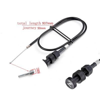 1 tk 770 mm/950 mm tõmbeklapi trossi gaasihoova koost Yamaha PW50 amortisaatori trossi jaoks Mootorratta kasti mustuse jalgratta motokrossi tarvikud