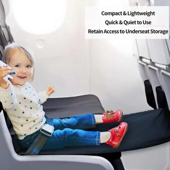 Παιδιά Ταξιδιωτικό Κρεβάτι Αεροπλάνου Φορητό Προέκταση ποδιού για παιδιά Αεροπλάνο για παιδιά Προέκταση παιδικού καθίσματος αυτοκινήτου Αιώρα στήριξης ποδιών