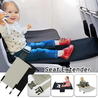 Laste reisilennuk voodi kaasaskantav väikelapse lennuki jalatoe istmepikendus lastele beebi autoistme pikendusjala tugi võrkkiik
