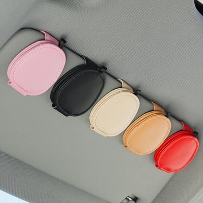 Univerzális autós napellenző szemüveg doboz napszemüveg klipkártya jegytartó állvány rögzítő tolltartó szemüveg szemüveg autós kiegészítők