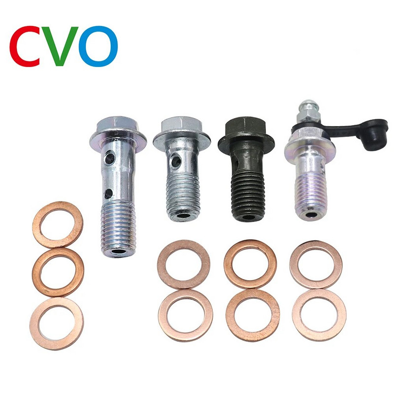 M10 * 1,25 bremžu galvenā cilindra eļļas šļūtenes skrūve Banjo skrūve Motocikla universālās caurules caurules Skrūves Skrūves M10 * 22 * 1,25 M10 * 32 * 1,25