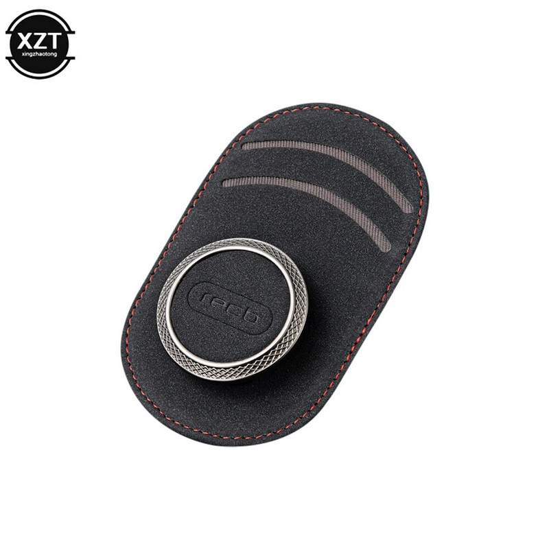 Μόδα θήκη γυαλιών αυτοκινήτου Universal Sun Visor Clip Θήκη γυαλιών ηλίου Suede δερμάτινα γυαλιά κρεμάστρα εισιτηρίων κλιπ γυαλιά Mount