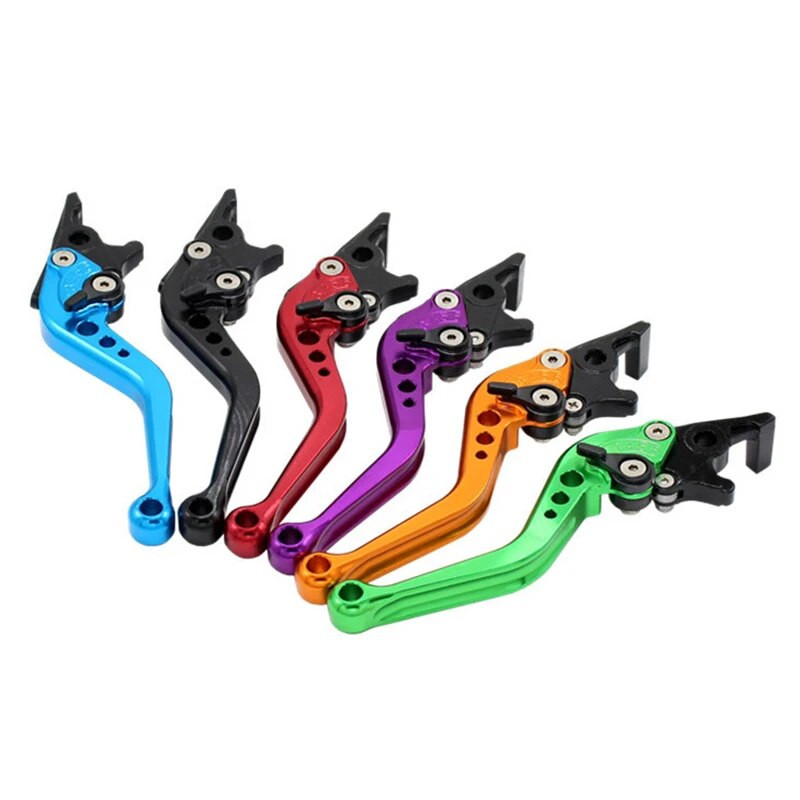 Motociklu piederumi Modificētas daļas Salokāma sajūga svira Regulējama trumuļa bremžu stūre Modificēts taures regulējama rokas svira