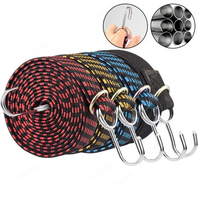 1PCS Bicycle Accessories Elastics Rubber Luggage Rope Cord Hooks Bikes Rope Tie Bicycle Luggage Roof Rack Strap Fixed Band Hook