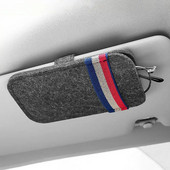 Auto päikeseprillid Korraldaja kott Prillide hoidja Prillide Hoiuklamber Audi Bmw Auto Interior Korraldage Auto Päikeseprillide Hoidik