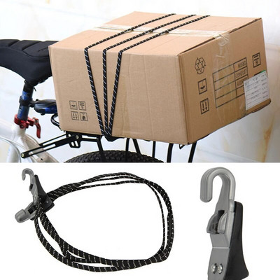 Motorcycle Bike Binding Ropes Reinforcement Luggage Carrier Retractable Elastic Three-strand Fixed More Durable Tool
