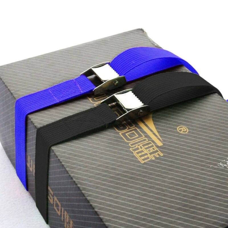 Κορδόνι ιμάντα bungee βαρέως τύπου με μεταλλική πόρπη Αποσκευή δεμένο σχοινί Νάιλον μοτοσικλέτα πίσω σταθερή ζώνη φορτίου