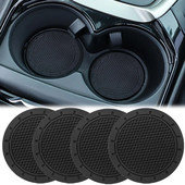 2 gab. Silikona neslīdošu automašīnu paliktņu ūdens krūzes paliktņi Universālie auto Vienkārša neslīdoša apdare, iegulti paliktņi automašīnu piederumi