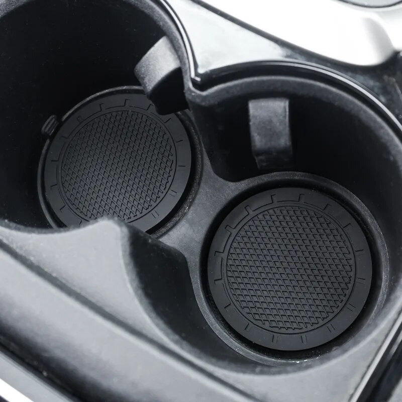 2 gab. Silikona neslīdošu automašīnu paliktņu ūdens krūzes paliktņi Universālie auto Vienkārša neslīdoša apdare, iegulti paliktņi automašīnu piederumi