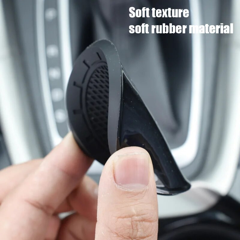 2 gab. Silikona neslīdošu automašīnu paliktņu ūdens krūzes paliktņi Universālie auto Vienkārša neslīdoša apdare, iegulti paliktņi automašīnu piederumi
