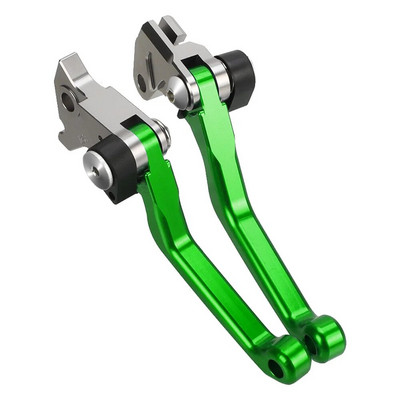 Motokrosa alumīnija sakausējuma saliekamā šarnīra bremžu sajūga sviru rokturis priekš KAWASAKI KX85 2001-2024 2021 2022 2023 bezceļu netīrumu velosipēdam