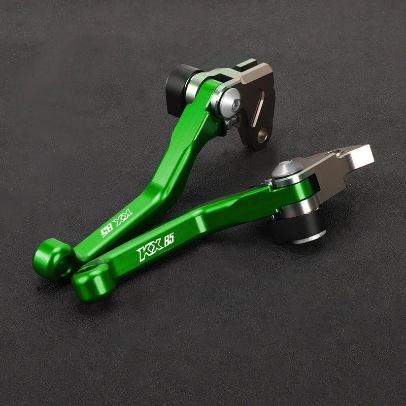 Motocross aliuminio lydinio sulankstomas stabdžių sankabos svirčių rankena KAWASAKI KX85 2001-2024 2021 2022 2023 visureigių purvo dviračiui