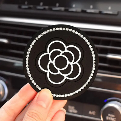 Automašīnas salons Augstākās klases modes Camellia silikona glabātuve Ūdens paliktņi Automašīnas pretnodiluma spilventiņi Dekoratīvie materiāli, universāli