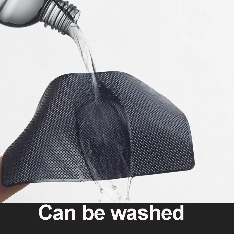 Universāls automašīnas paneļa neslīdošs rokturis, lipīgs paliktnis Tālruņa turētāja paklājiņš Pretslīdēšanas silikona paklājiņš vai paneļa pretslīdes gumijas paliktnis