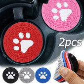 Kassikäppade mustriga veetassi padi autosisu alusalus silikoonist libisemisvastane veetassimati tarvikud