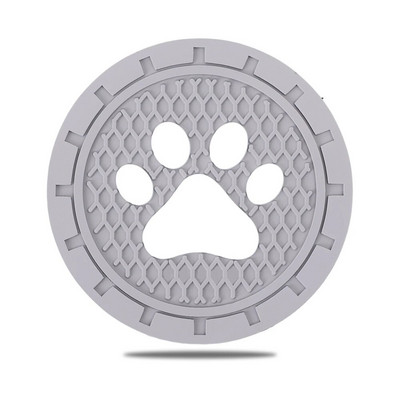 Kassikäppade mustriga veetassi padi autosisu alusalus silikoonist libisemisvastane veetassimati tarvikud