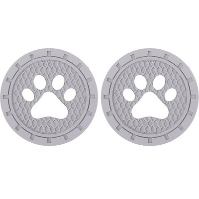 Kassikäppade mustriga veetassi padi autosisu alusalus silikoonist libisemisvastane veetassimati tarvikud