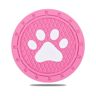 Kassikäppade mustriga veetassi padi autosisu alusalus silikoonist libisemisvastane veetassimati tarvikud