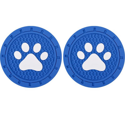 Kassikäppade mustriga veetassi padi autosisu alusalus silikoonist libisemisvastane veetassimati tarvikud