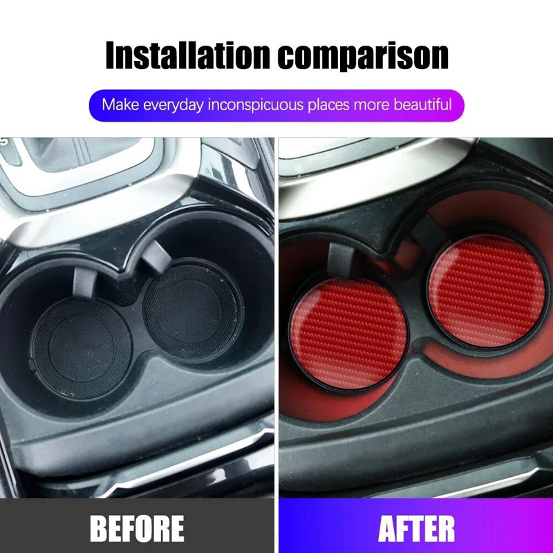 Jauns oglekļa šķiedras raksts, mīkstas gumijas automašīnas neslīdošs paliktnis Universāls ūdensizturīgs pretslīdes paliktnis Automobiļu aksesuāri