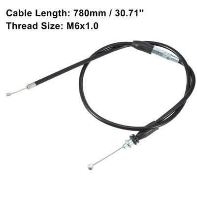 Motoforti droseles trosīte 78cm 118cm Motocikla droseles trosīte Universāli piemērots 50cc 70cc 90cc 110cc 125cc 250cc ATV Quad