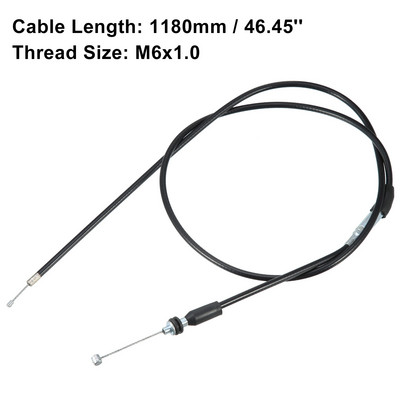 Motoforti droseles trosīte 78cm 118cm Motocikla droseles trosīte Universāli piemērots 50cc 70cc 90cc 110cc 125cc 250cc ATV Quad