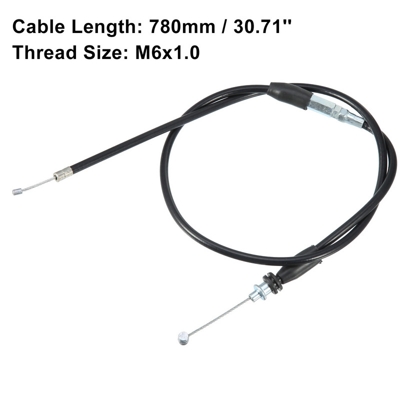 Motoforti droseles trosīte 78cm 118cm Motocikla droseles trosīte Universāli piemērots 50cc 70cc 90cc 110cc 125cc 250cc ATV Quad