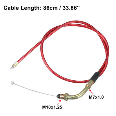 Motoforti kabel za gas, 86 cm motociklistički lakat, kabel za gas, univerzalni za 50cc 70cc 90cc 110cc 125cc 250cc ATV Quad