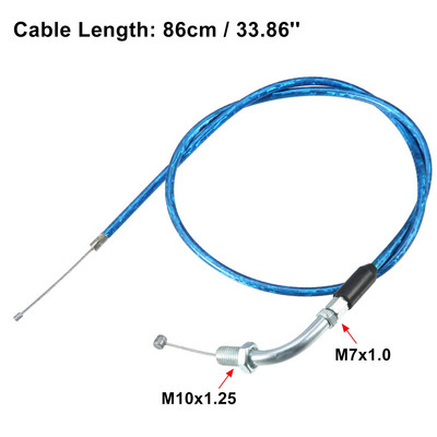 Motoforti kabel za gas, 86 cm motociklistički lakat, kabel za gas, univerzalni za 50cc 70cc 90cc 110cc 125cc 250cc ATV Quad