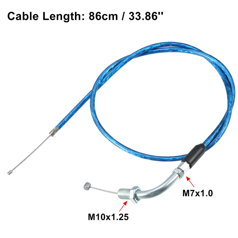 Motoforti kabel za gas, 86 cm motociklistički lakat, kabel za gas, univerzalni za 50cc 70cc 90cc 110cc 125cc 250cc ATV Quad