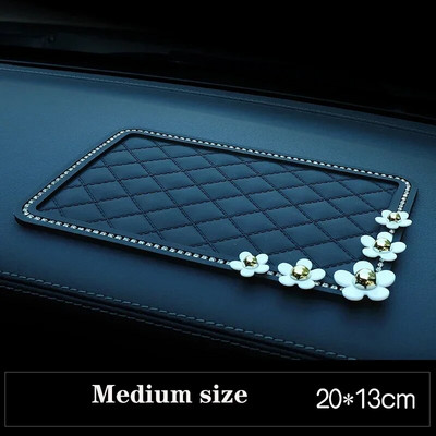 Protuklizna podloga za telefon u kontrolnoj ploči automobila Rhinesto neklizajuća podloga Naprava otporna na klizanje Ljepljiva podloga Panel Auto Mat Fixate Auto Stuff