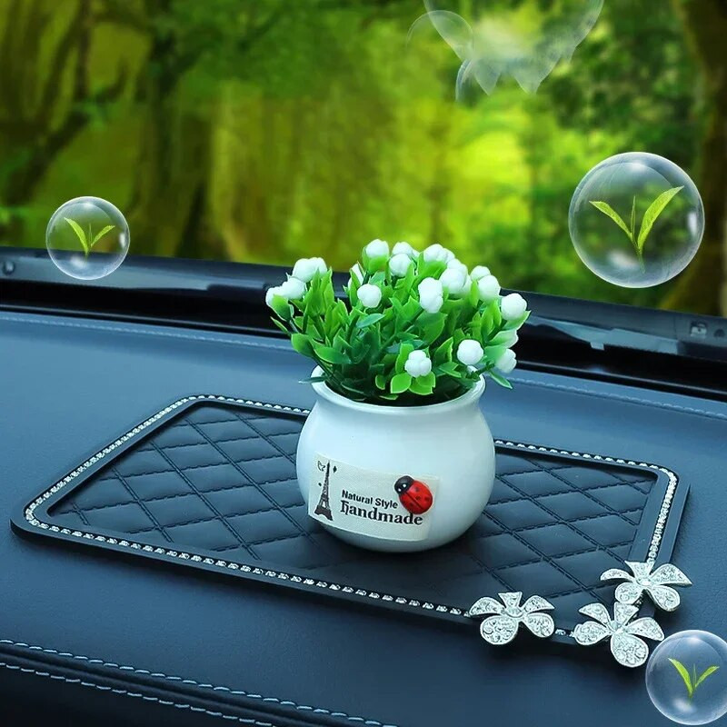 Protuklizna podloga za telefon u kontrolnoj ploči automobila Rhinesto neklizajuća podloga Naprava otporna na klizanje Ljepljiva podloga Panel Auto Mat Fixate Auto Stuff