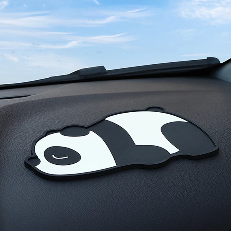 Automašīnas paneļa pretslīdēšanas paklājiņš multfilmas neslīdošs tālruņa paliktnis PVC paklājiņš, karstumizturīgs, mazgājams pretslīdēšanas paliktnis tālruņa atslēgas kartes turētājam