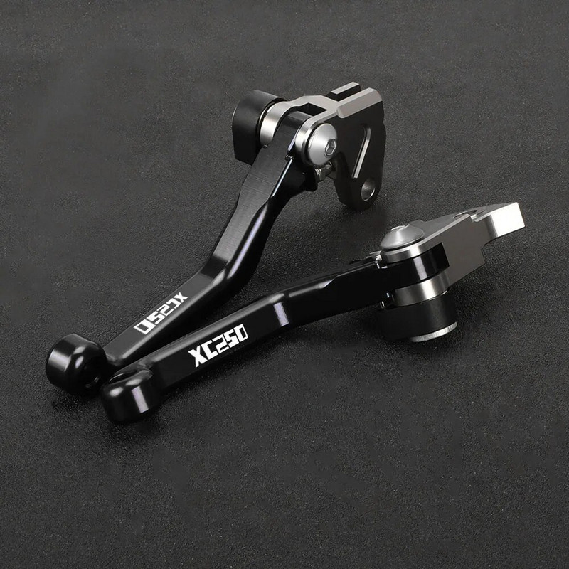 Motokrosa alumīnija sakausējuma saliekamā šarnīra bremžu sajūga sviru rokturis Gas Gas XC250 GasGas XC 250 2018 2019 Off-Road Dirt Bike