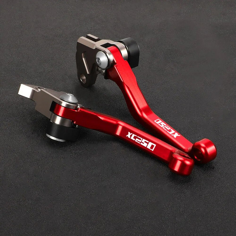 Motokrosa alumīnija sakausējuma saliekamā šarnīra bremžu sajūga sviru rokturis Gas Gas XC250 GasGas XC 250 2018 2019 Off-Road Dirt Bike