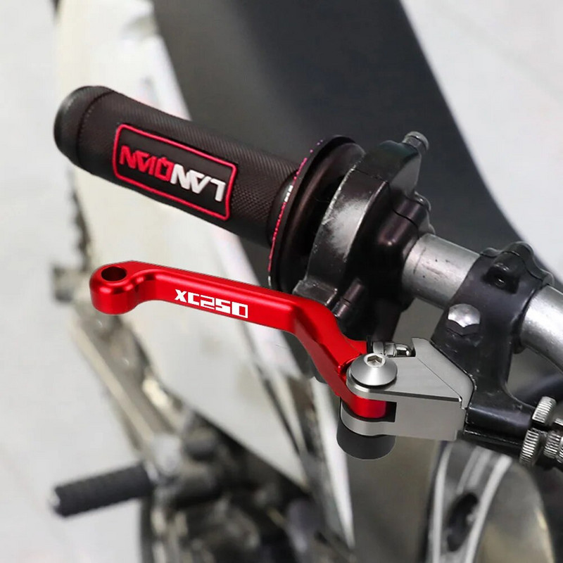 Motokrosa alumīnija sakausējuma saliekamā šarnīra bremžu sajūga sviru rokturis Gas Gas XC250 GasGas XC 250 2018 2019 Off-Road Dirt Bike