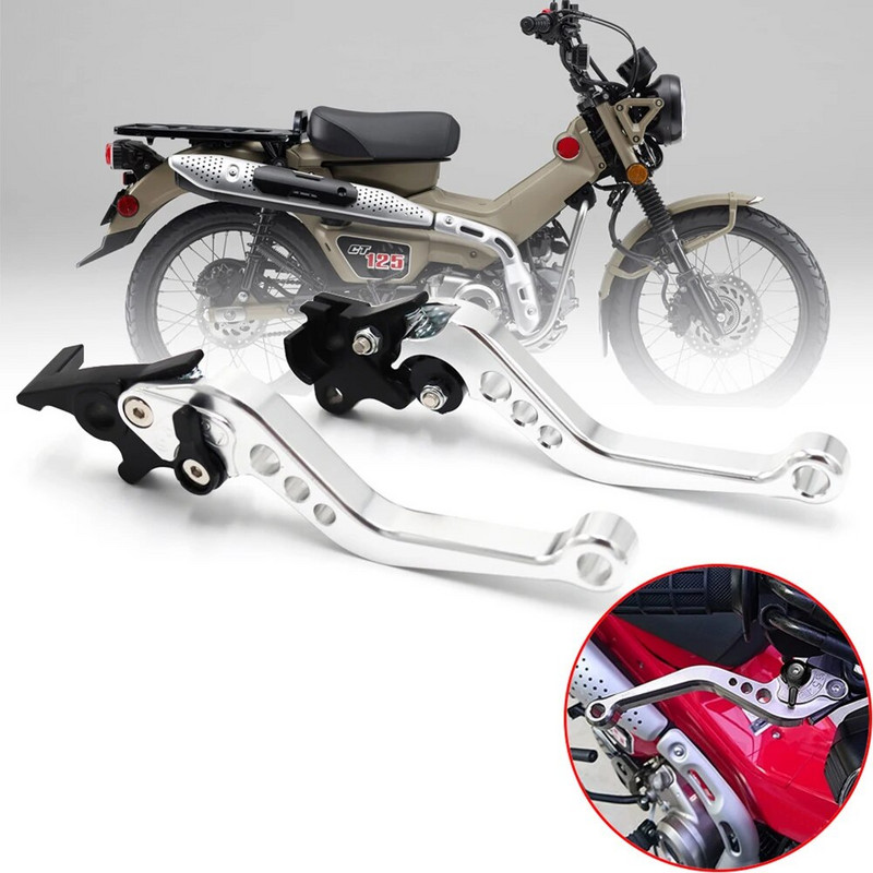 1 pāris motocikla bremžu sajūga svira CNC alumīnija sakausējuma vairākās pozīcijās regulējamās sviras rezerves motocikla piederumi