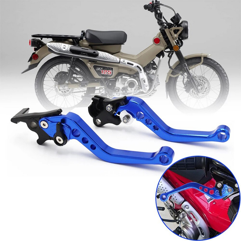 1 pāris motocikla bremžu sajūga svira CNC alumīnija sakausējuma vairākās pozīcijās regulējamās sviras rezerves motocikla piederumi
