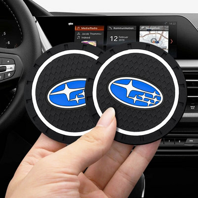 Silicone Non-slip Car Water Cup Pad Coaster Rubber Mat Bottle Holder Interior Anti-skid Cup Holder