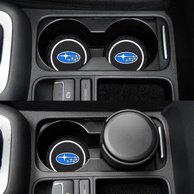 Silikona neslīdošs auto ūdens krūzes paliktnis Gumijas paklājiņa pudeļu turētājs iekšpuse pretslīdes krūzes turētājs