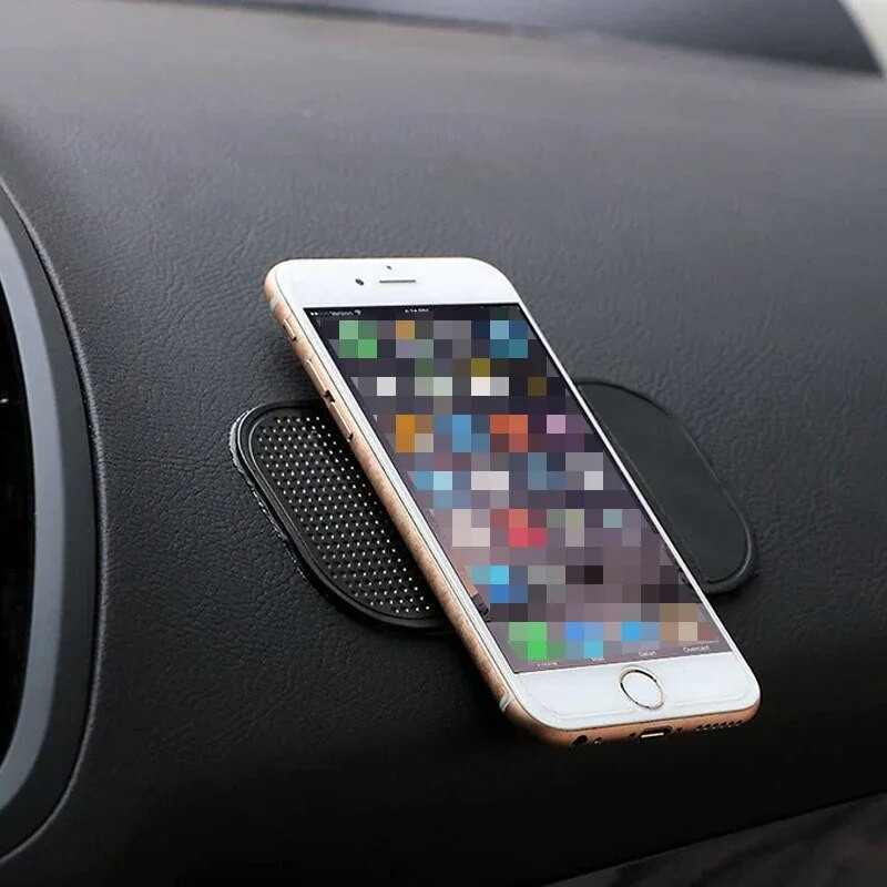 Automašīnas pretslīdes paklājiņš Informācijas paneļa tālruņa turētājs, neslīdošs automašīnas paneļa paklājiņš, roktura paliktnis Mobilā tālruņa saulesbrilles turēšanas paklājiņš Auto piederumi