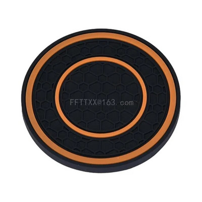 Μαξιλαράκι θήκης ποτηριών νερού αυτοκινήτου Κυψελοειδή υφή Ενσωματωμένο αντιολισθητικό χαλάκι Universal Automotive θήκη για μπουκάλια ένθετο ματ 2,75 ιντσών